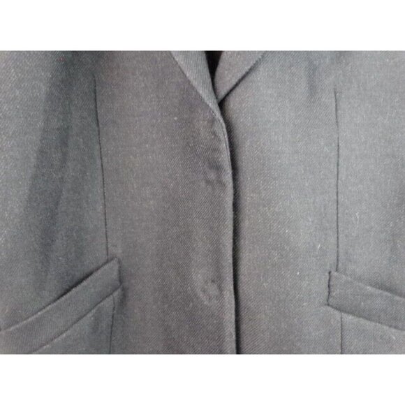 Paper Denim & Cloth Women's Blazer Black Size Large Wool Long Sleeve Jacket - Picture 4 of 11